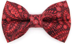 Made By Cleo Tapestry Cat & Small Dog Bow Tie