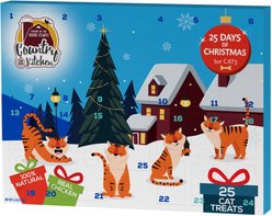 Country Kitchen Holiday Dual Bites Advent Calendar Crunchy Cat Treats, 4.3-oz box slide 1 of 2