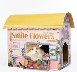Smile Paws Flower Shop Cat Scratcher House