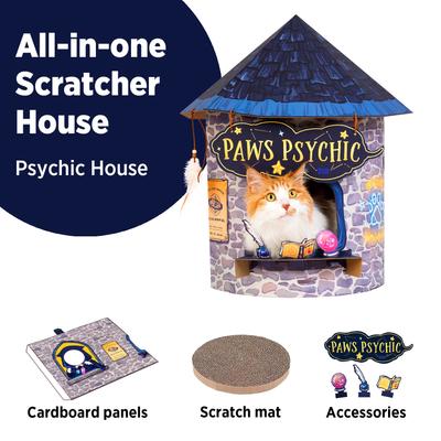 Show full view: Smile Paws Paws Psychic Cat Scratcher House slide 2 of 8