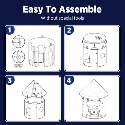 Show full view: Smile Paws Paws Psychic Cat Scratcher House slide 7 of 8