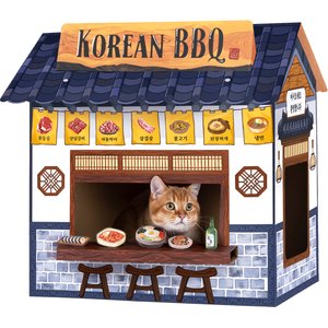 Smile Paws Korean BBQ Cat Scratcher House