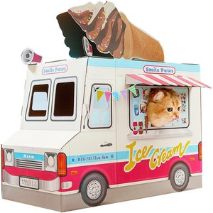 Smile Paws Icecream Food Truck Cat Scratcher House