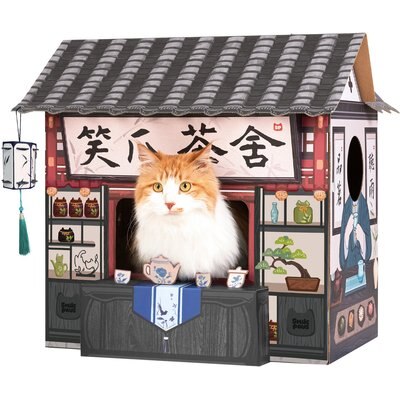 Smile Paws Smile Paws Tea House Cat Scratcher House