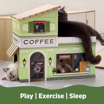 Show full view: Smile Paws Coffee Shop Cat Scratcher House slide 5 of 9