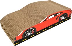 Kensie Car 2-piece Cat Scratcher Set with Catnip, Red slide 2 of 6