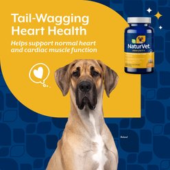 NaturVet Cardiovascular Care Immunity Hickory Smoked Bacon Flavored Chewable Tablet Supplement for Dogs, 60 count slide 2 of 7