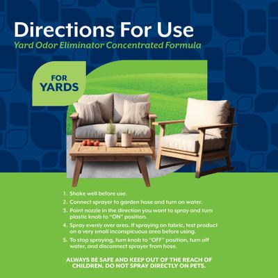 Show full view: NaturVet Yard Odor Eliminator, 31.6-fl oz bottle slide 5 of 8