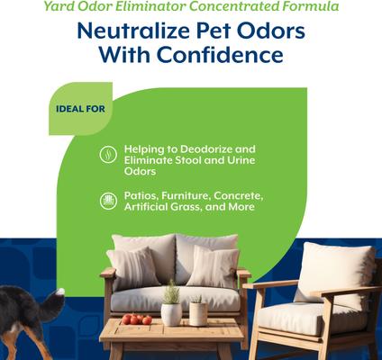 Show full view: NaturVet Yard Odor Eliminator, 31.6-fl oz bottle slide 4 of 8