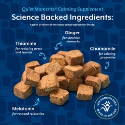 NaturVet Quiet Moments Bacon & Chicken Flavored Calming Supplement for Dogs, 180 count slide 2 of 7