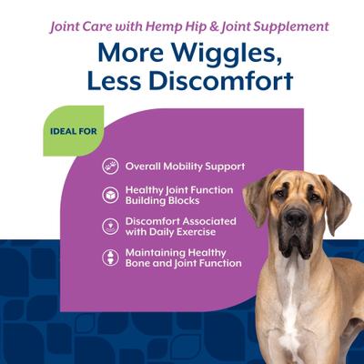 Show full view: NaturVet Hemp Aches & Discomfort Plus Hemp Seed Dog Soft Chews, 60 count + NaturVet Hemp Joint Health Plus Hemp Seed Soft Chews Dog Supplement, 60 count slide 8 of 10