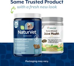 NaturVet Advanced Joint Care Senior Bacon & Chicken Flavored Soft Chew Supplement for Dogs, 120 count slide 2 of 7