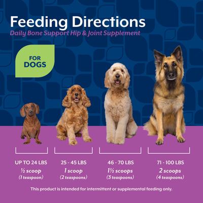 Show full view: NaturVet Daily Bone Support Hip & Joint Powder Supplement for Dogs, 1-lb jar slide 6 of 8