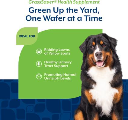 Show full view: NaturVet GrassSaver Health Pork & Beef Flavored Wafer Supplement for Dogs, 300 count slide 4 of 8