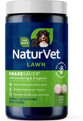 NaturVet GrassSaver Health Pork & Beef Flavored Wafer Supplement for Dogs, 300 count