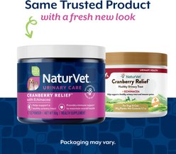 NaturVet Cranberry Relief Urinary Care Powder Supplement for Dogs & Cats, 1.7-oz jar slide 2 of 8