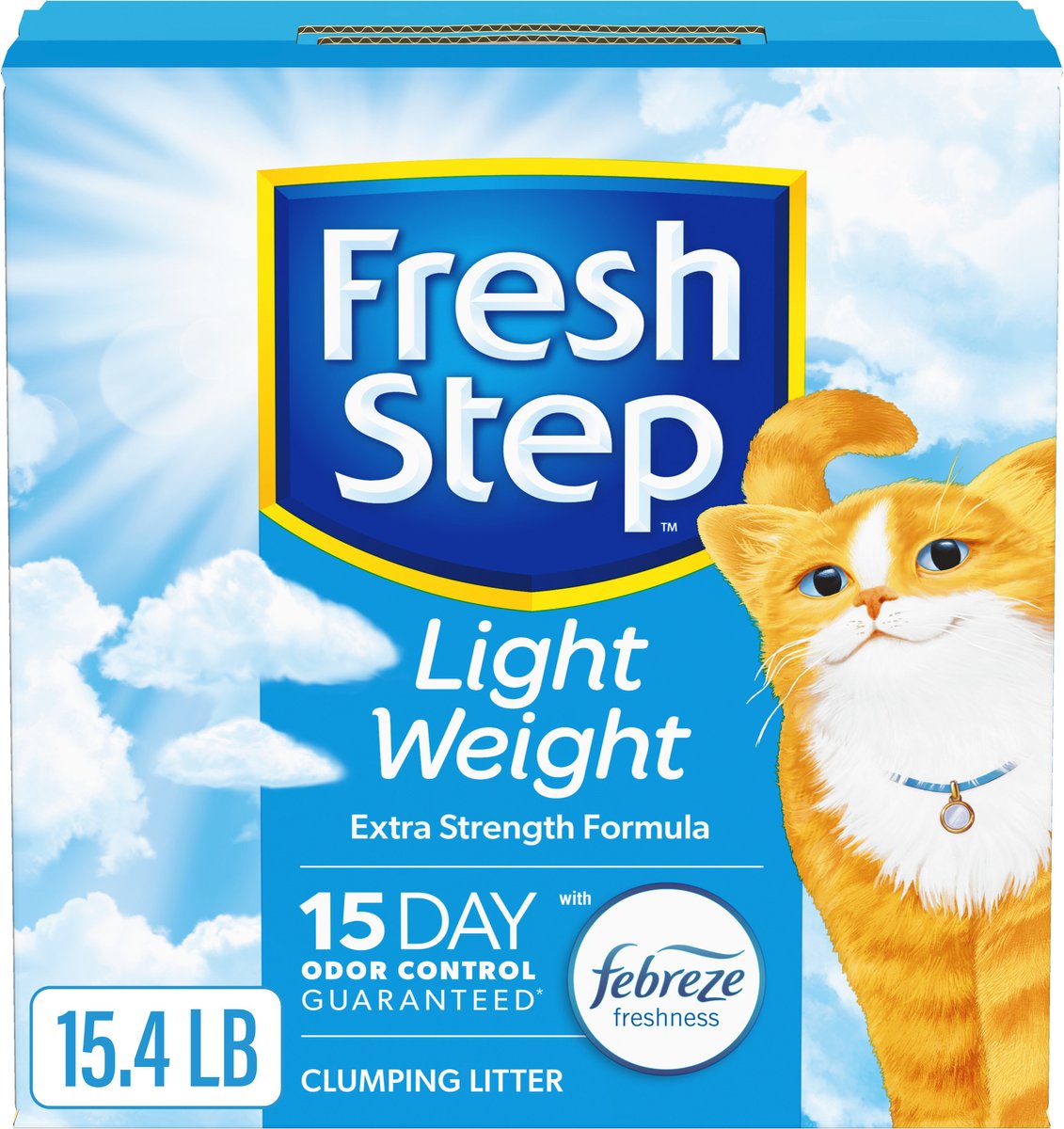 Febreze Fresh Step Cat Litter 42 Lb Walmart FRESH STEP Lightweight