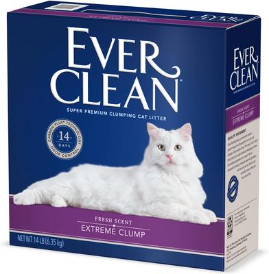 Show full view: Ever Clean Extreme Clump Fresh Scented Clumping Clay Cat Litter, 14-lb box slide 7 of 13