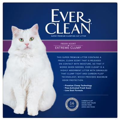 Show full view: Ever Clean Extreme Clump Fresh Scented Clumping Clay Cat Litter, 14-lb box slide 6 of 13