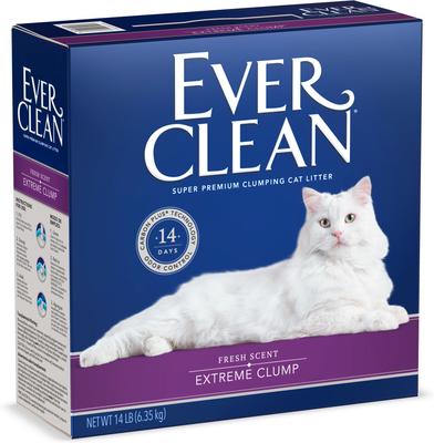 Show full view: Ever Clean Extreme Clump Fresh Scented Clumping Clay Cat Litter, 14-lb box slide 5 of 13