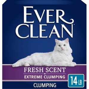 Ever Clean Extreme Clump Fresh Scented Clumping Clay Cat Litter, 14-lb box
