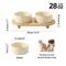 Show in main carousel: Havniva Ceramic Elevated Dog & Cat Bowl with Stand, Beige, 6-in, 2 count slide 3 of 7