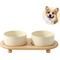 Show in main carousel: Havniva Ceramic Elevated Dog & Cat Bowl with Stand, Beige, 6-in, 2 count slide 2 of 7
