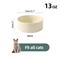 Show in main carousel: Havniva Ceramic Anti-Slip Cat Bowl, 5.1-in, 2 count, Beige slide 3 of 7