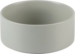 Havniva Ceramic Non-Slip Dog Bowl, Grey, 6-in