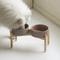 Show in main carousel: Havniva Ceramic 8.2-in Elevated Dog Double Bowl with Stand, Brown Coffee slide 1 of 6