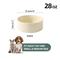 Show in main carousel: Havniva Ceramic Anti-Slip Bowl for Small Dogs & Cats, Beige, 6-in, 2 count slide 2 of 6