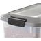 Show in main carousel: IRIS WeatherPro Airtight Dog, Cat & Bird with Scoop Food Storage Container, Gray & Black, 11-lb slide 7 of 9