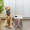 Show in main carousel: IRIS WeatherPro Airtight Attachable Wheels Dog, Cat & Bird Food Storage Container, White & Clear, 30-lb slide 4 of 9