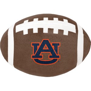ShopInstaPets NCAA Squeaking Football Dog Toy, Auburn Tigers