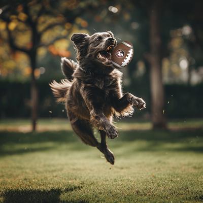 Show full view: ShopInstaPets NCAA Squeaking Football Dog Toy, Florida State Seminoles slide 3 of 3