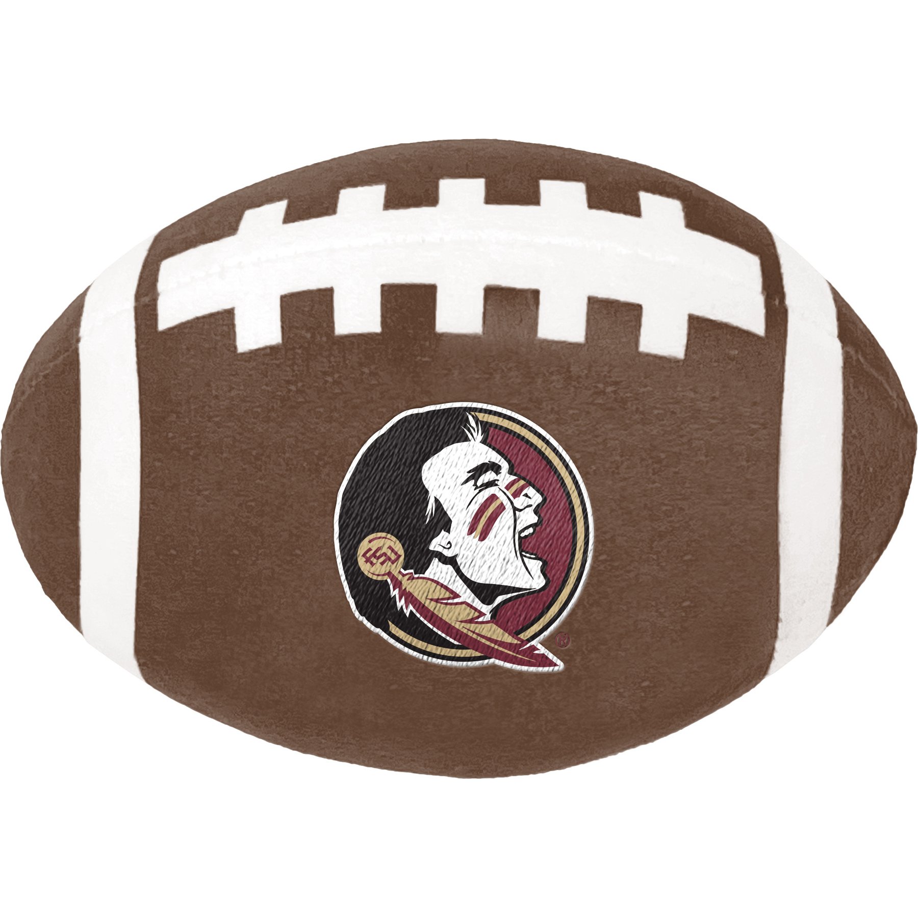 ShopInstaPets NCAA Squeaking Football Dog Toy, Florida State Seminoles