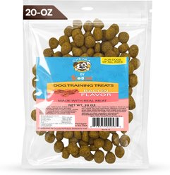 Scoochie Pet Chewka Real Meat Bacon Flavor Training Bites Dog Treats, 20-oz bag