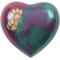 Show in main carousel: Resting Rainbow Heart Paw Dog & Cat Urn, Small slide 1 of 2