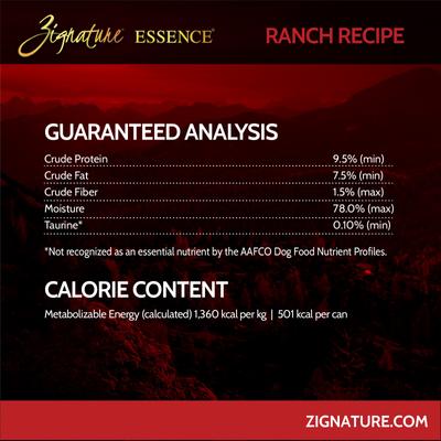 Show full view: Essence Limited Ingredient Recipe Ranch Recipe Wet Dog Food, 13-oz, case of 12 slide 6 of 8