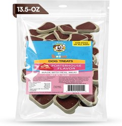 Scoochie Pet Chewka Real Meat Soft & Chewy Juicy Porterhouse Flavor Dog Treats, 13.5-oz bag slide 2 of 6