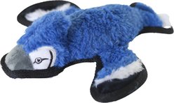 SteelDog USA Ruffian Yard Bird Blue Jay Crinkle Plush Dog Toy