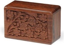 Resting Rainbow Wood Tree of Life Urn, X-Small