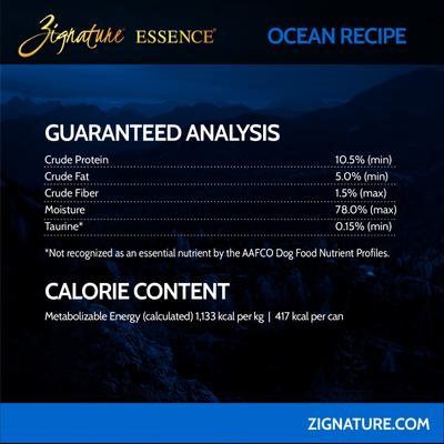 Show full view: Essence Limited Ingredient Recipe Ocean Recipe Wet Dog Food, 13-oz, case of 12 slide 6 of 9