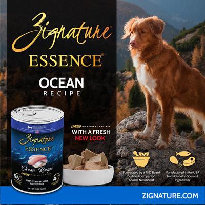 Show full view: Essence Limited Ingredient Recipe Ocean Recipe Wet Dog Food, 13-oz, case of 12 slide 3 of 9