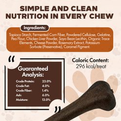 Scoochie Pet Chewka Bacon Flavored Plant-Forward Fully Digestible Dog Chew Bone, Medium, 1 count slide 2 of 7