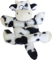 SteelDog USA Barnyard Buddy Cow Crinkle Plush Dog Toy