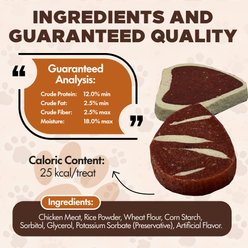 Scoochie Pet Chewka Real Meat Soft & Chewy Mixed Variety Pack Juicy Porterhouse & Ribeye Flavor Dog Treats, 6-oz bag, 2 count slide 2 of 7