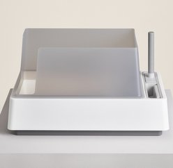 tuft + paw Cove Modern Cat Litter Box with Dustpan & Litter Scoop