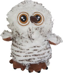 SteelDog USA Big Eyed Owl Crinkle Plush Dog Toy