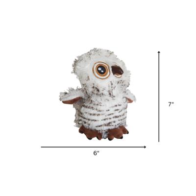 Show full view: SteelDog USA Big Eyed Owl Crinkle Plush Dog Toy slide 3 of 5